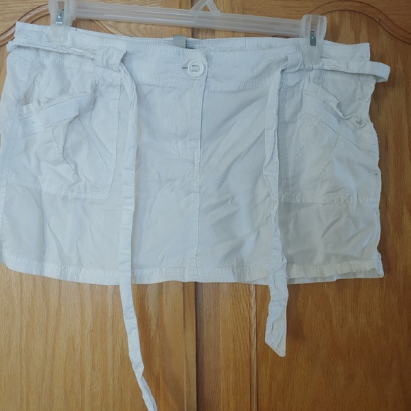 Clash Dresses & Skirts - White Mini Skirt
